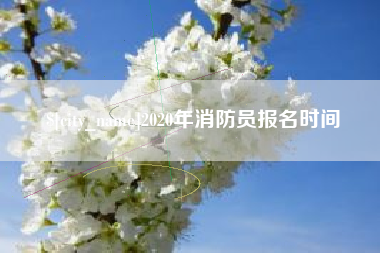黔南2020年消防员报名时间