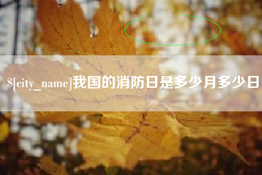 黔南我国的消防日是多少月多少日