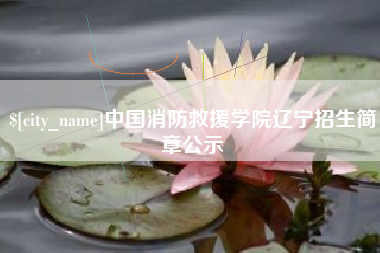 黔南中国消防救援学院辽宁招生简章公示