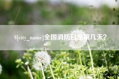 黔南全国消防日是第几天？