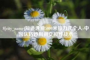 黔南短道速滑5000米接力几个人-中国队巧妙利用交接棒战术