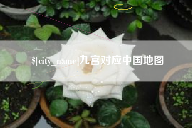 黔南九宫对应中国地图