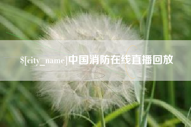 黔南中国消防在线直播回放