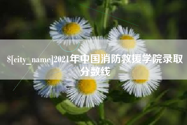 黔南2021年中国消防救援学院录取分数线