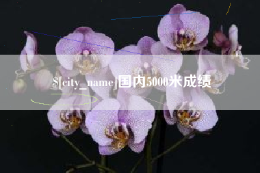 黔南国内5000米成绩