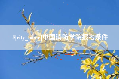 黔南中国消防学院报考条件