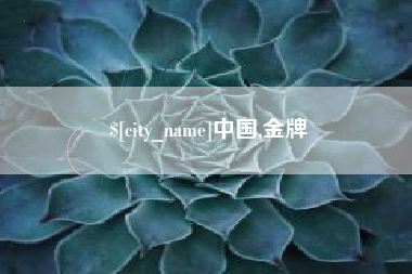 黔南中国,金牌