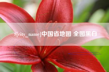 黔南中国省地图 全图黑白