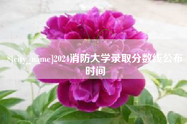 黔南2024消防大学录取分数线公布时间