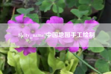 黔南中国地图手工绘制