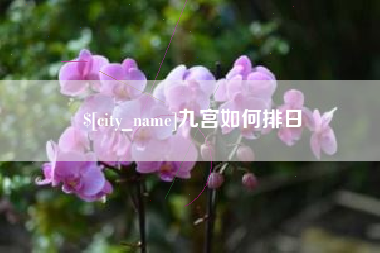 黔南九宫如何排日