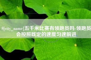 黔南五千米比赛有领跑员吗-领跑员会按照既定的速度匀速前进