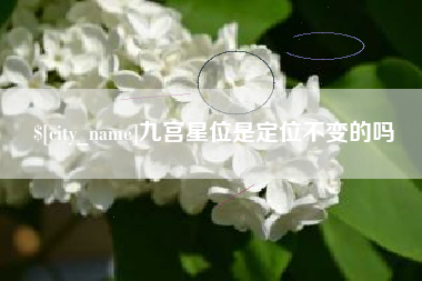 黔南九宫星位是定位不变的吗