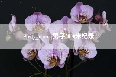 黔南男子5000米纪录