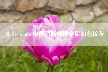 黔南中国消防救援学院知名校友