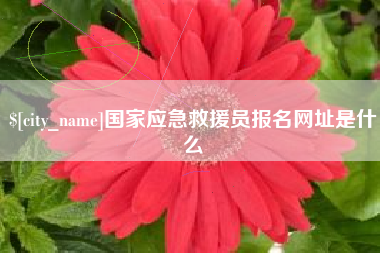 黔南国家应急救援员报名网址是什么