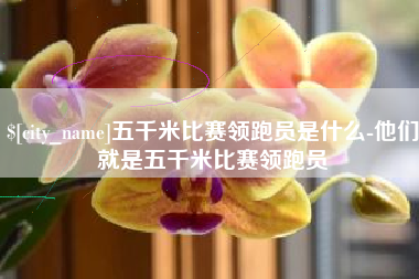 黔南五千米比赛领跑员是什么-他们就是五千米比赛领跑员