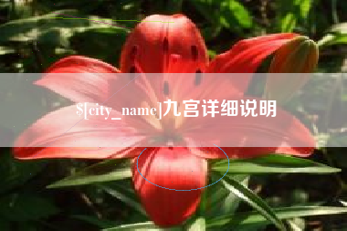 黔南九宫详细说明