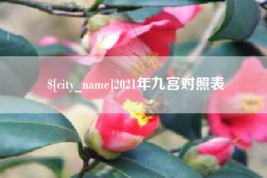 黔南2021年九宫对照表