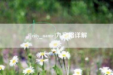 黔南九宫格详解