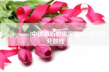 黔南中国消防救援学院2021年招生分数线