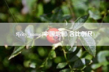 黔南中国地图(含比例尺)